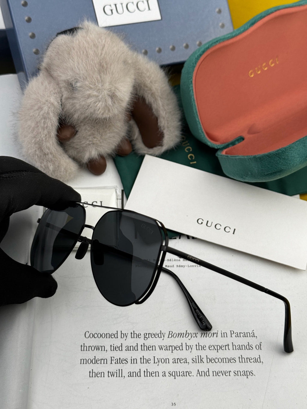 Gucci G7380 Fashion Pink Lens Sunglasses for Men & Women - 464887 - detail image 6