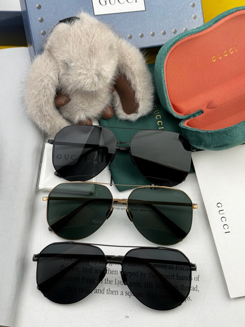 Gucci G7380 Fashion Pink Lens Sunglasses for Men & Women - 464887 - detail image 7