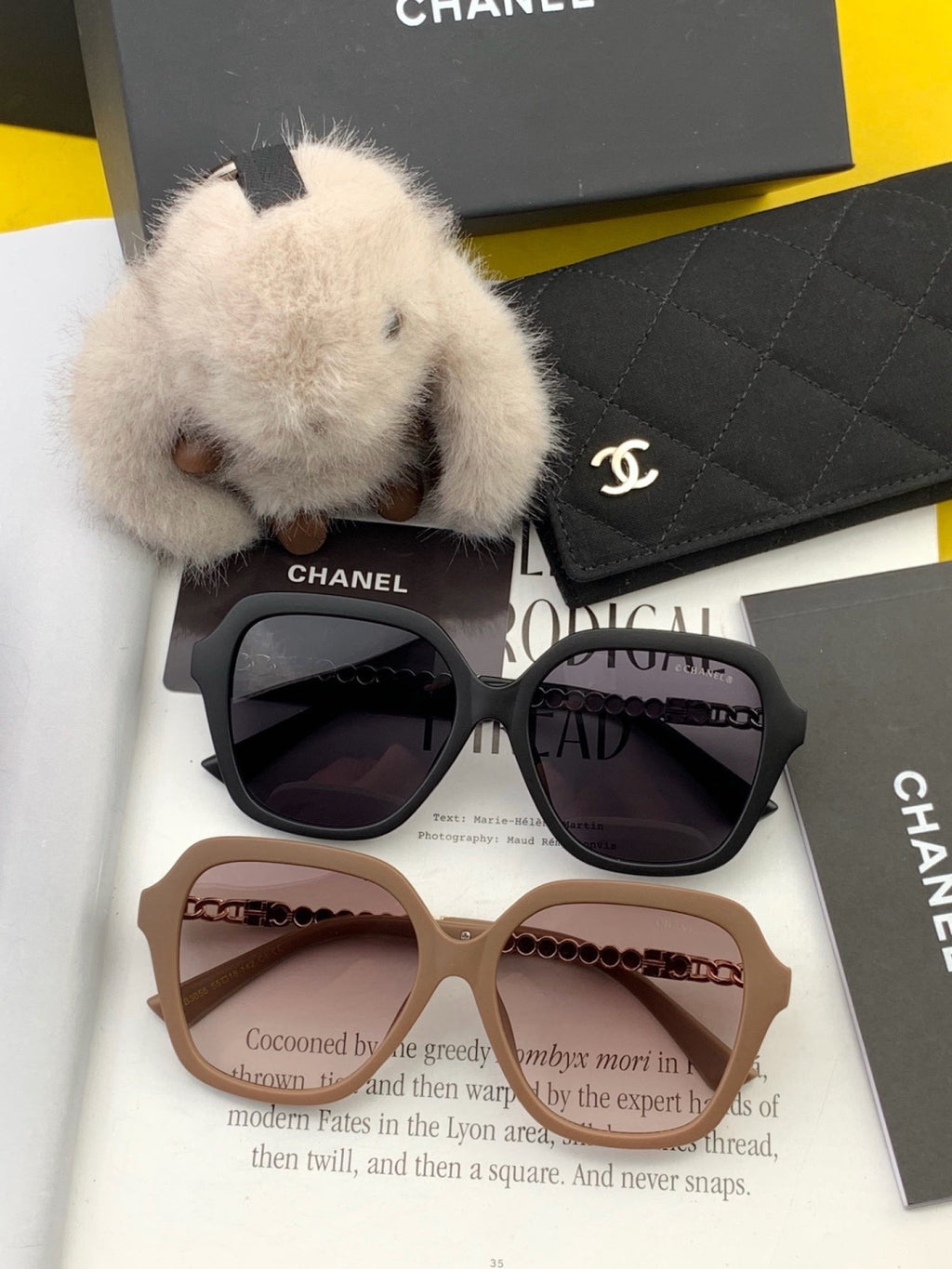 Chanel CH6305 Fashion Brown Lens Sunglasses for Men & Women - detail image 7