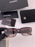 Chanel CH6530 Fashion Gold Lens Sunglasses for Men & Women