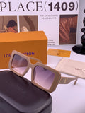 Louis Vuitton L37004 Oversized Red Lens Sunglasses for Men & Women