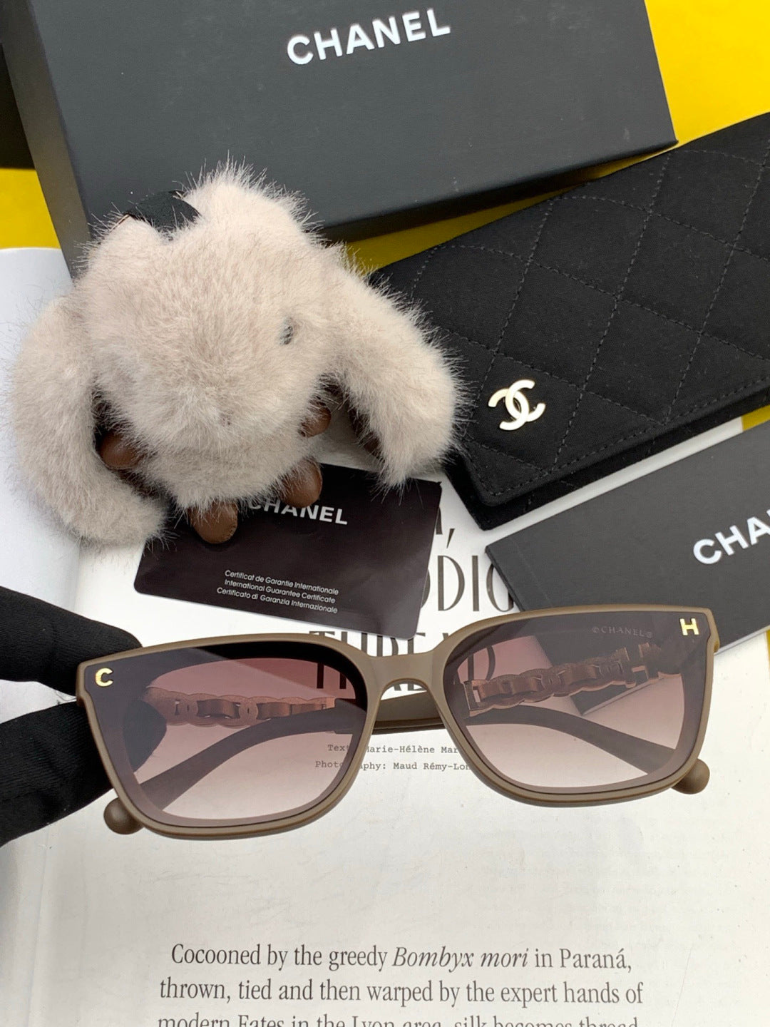 Chanel CH0303 Fashion Black Lens Sunglasses for Men & Women