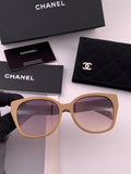 Chanel CH47004 Oversized Purple Lens Sunglasses for Men & Women - 493585