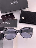 Chanel CH47004 Oversized Black Lens Sunglasses for Men & Women