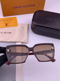 Louis Vuitton L57002 Oversized Purple Lens Sunglasses for Men & Women - 493218