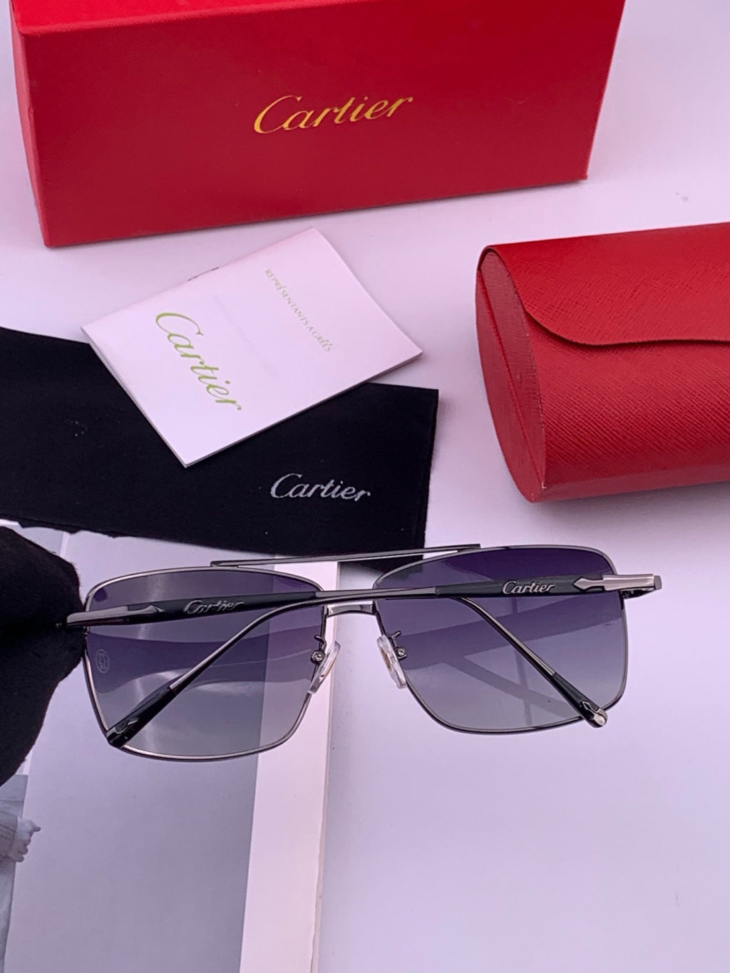 Cartier CK8100 Polarized Fashion Gold Lens Sunglasses for Men & Women - 487340 - detail image 5