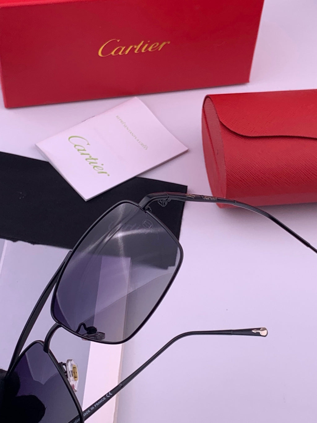 Cartier CK8100 Polarized Fashion Gold Lens Sunglasses for Men & Women - detail image 3