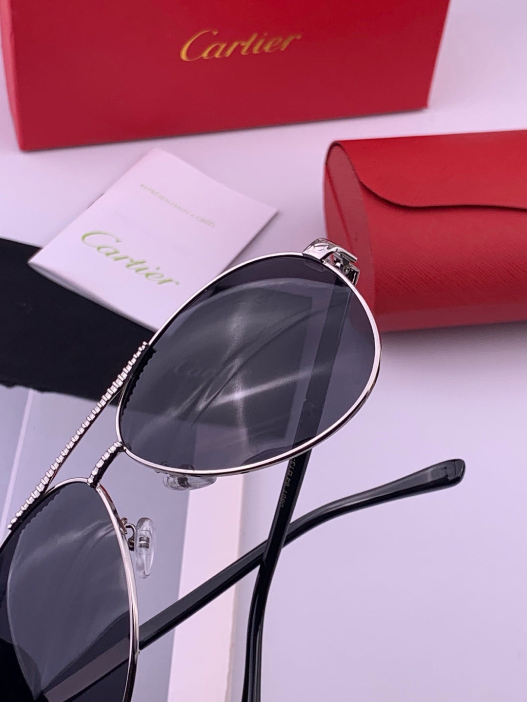 Cartier CK1080 Polarized Fashion Gold Lens Sunglasses for Men & Women - 487342 - detail image 5