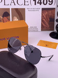 Louis Vuitton L5338 Polarized Aviator Brown Lens Sunglasses for Men & Women