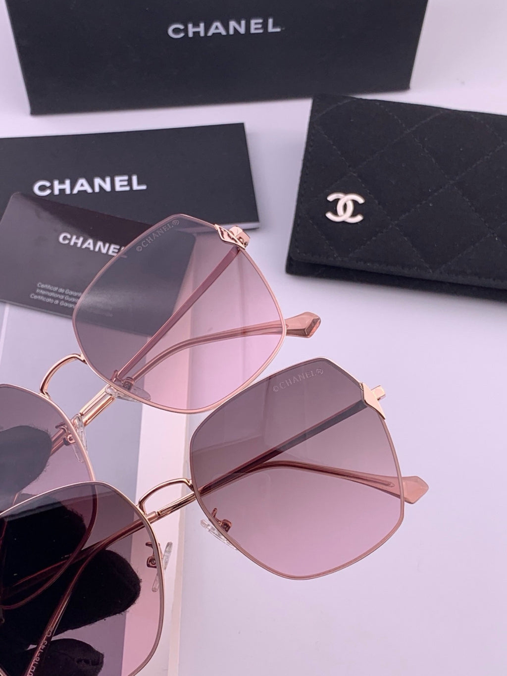 Chanel CH2029 Polarized Rimless Brown Lens Sunglasses for Men & Women - detail image 4