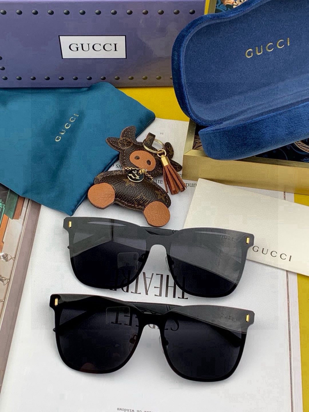 Gucci G075 Fashion Brown Lens Sunglasses for Men & Women - detail image 6