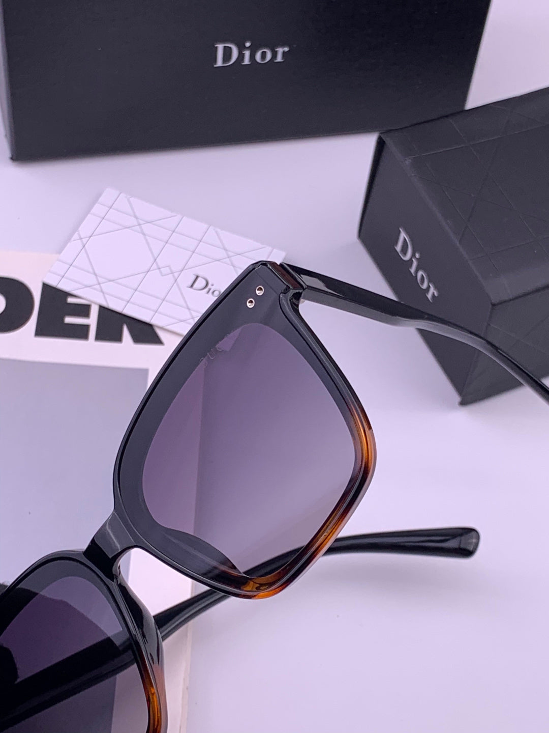 Gucci G752 Polarized Square Brown Lens Sunglasses for Women
