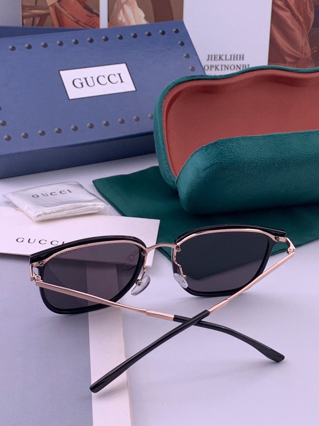 Gucci G11924 Fashion Brown Lens Sunglasses for Men & Women - detail image 5