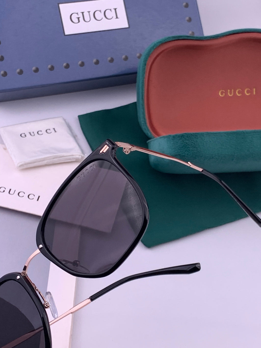 Gucci G11924 Fashion Brown Lens Sunglasses for Men & Women - detail image 4