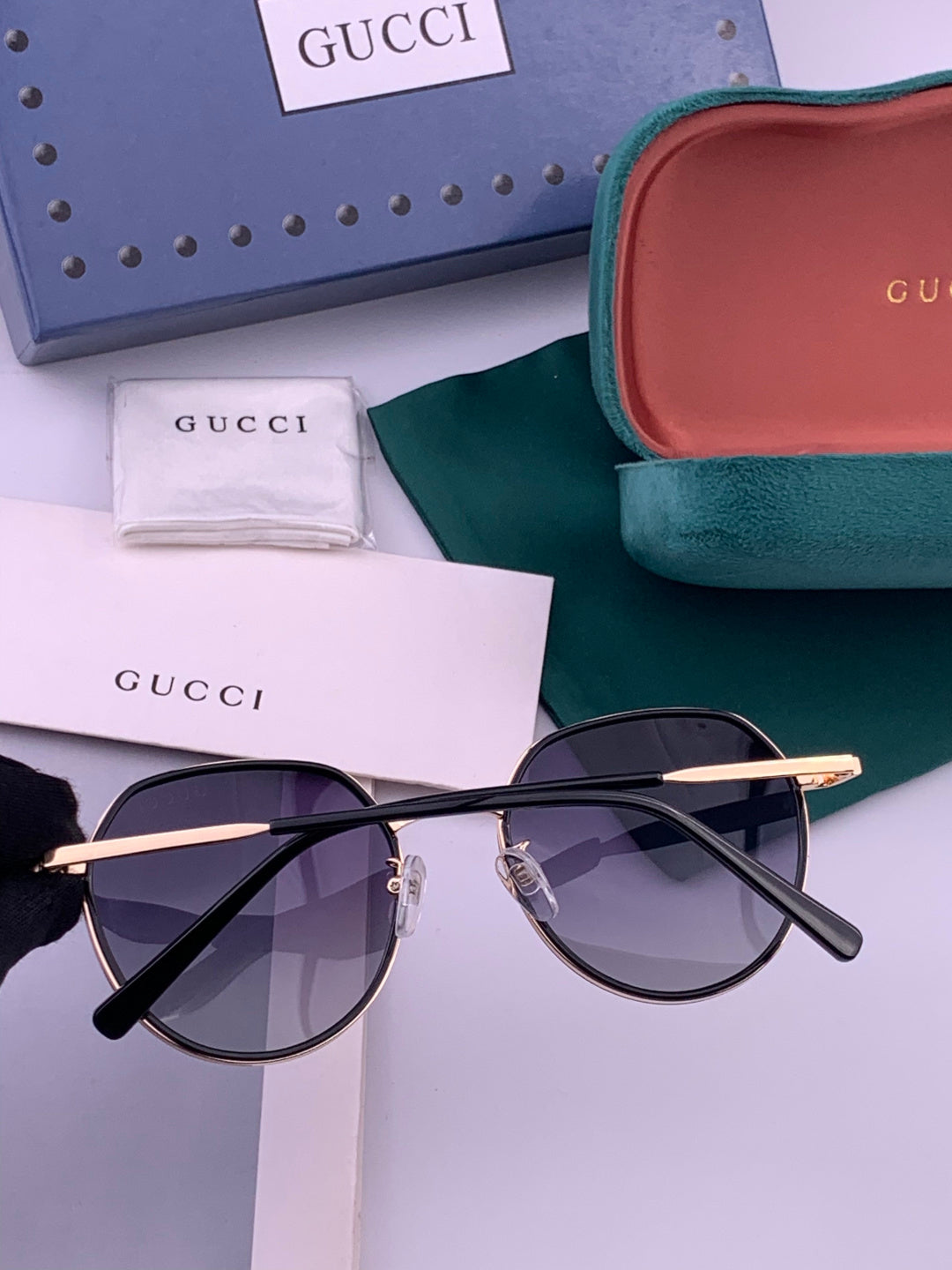 Gucci G2235 Polarized Round Brown Lens Sunglasses for Women - 493433 - detail image 6