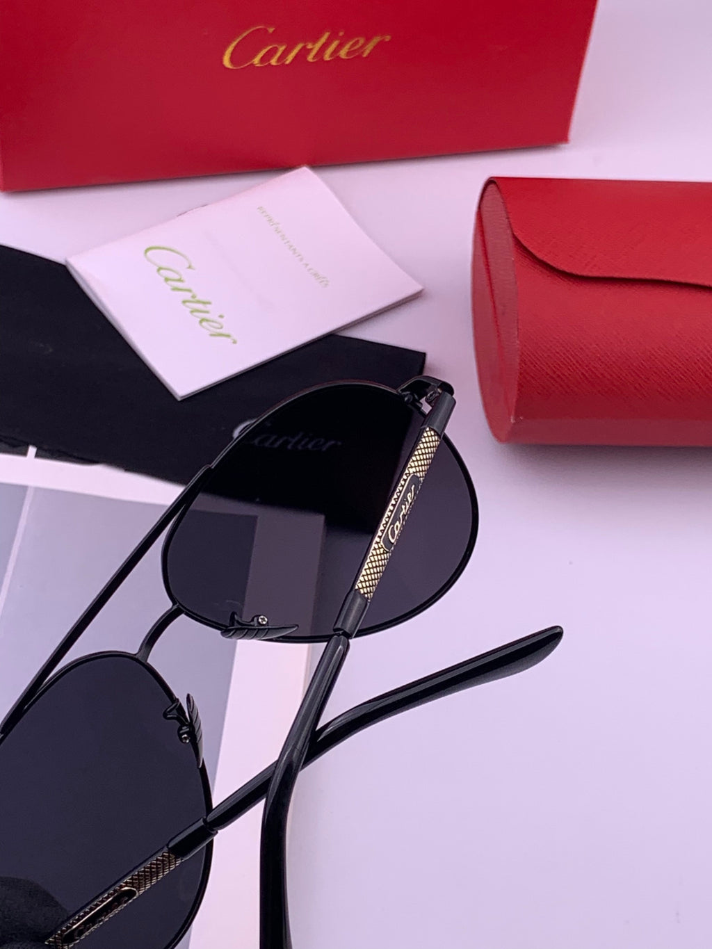 Cartier CK4080 Polarized Fashion Orange Lens Sunglasses for Men & Women - detail image 5