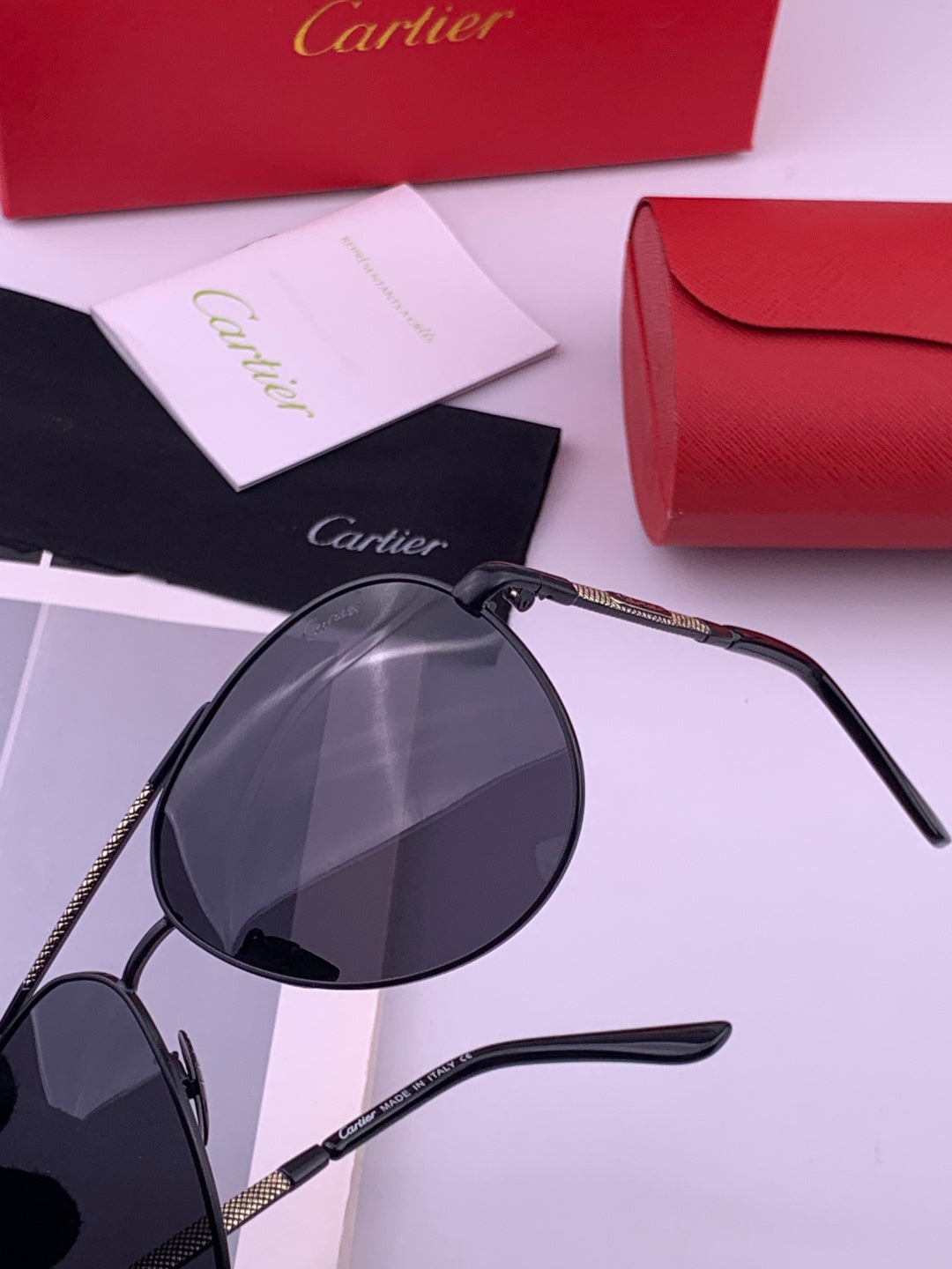 Cartier CK4080 Polarized Fashion Orange Lens Sunglasses for Men & Women - detail image 3