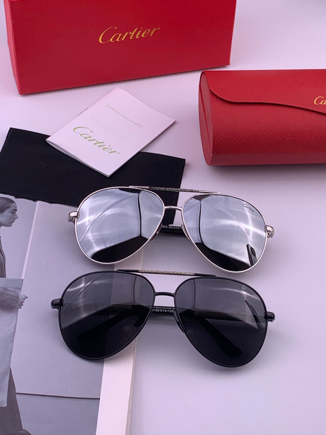 Cartier CK4080 Polarized Fashion Brown Lens Sunglasses for Men & Women - detail image 7