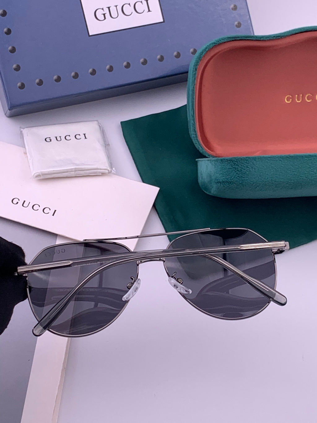 Gucci 5327 Polarized Aviator Gold Lens Sunglasses for Men & Women - 493237 - detail image 4
