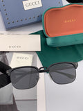 Gucci G5384 Polarized Square Black Lens Sunglasses for Women