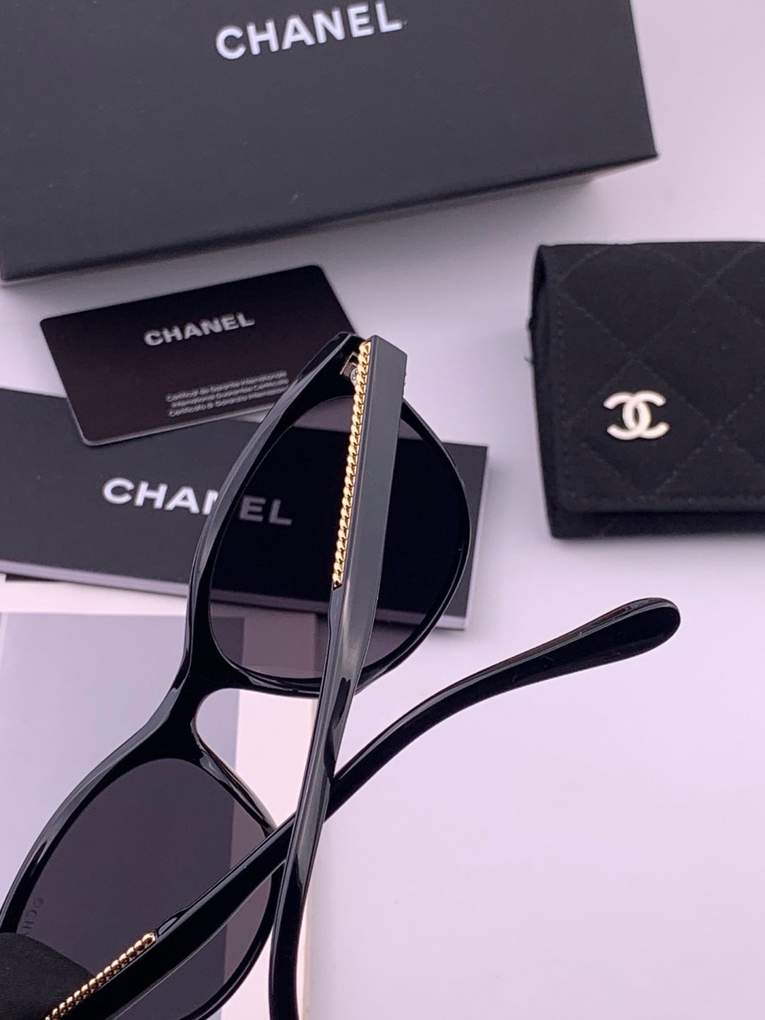 Chanel CH7821 Polarized Round Brown Lens Sunglasses for Men & Women - detail image 4