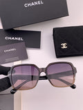 Chanel CH2787 Polarized Square Gold Lens Sunglasses for Women