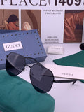 Gucci G5381 Polarized Aviator Gold Lens Sunglasses for Men & Women - 493256