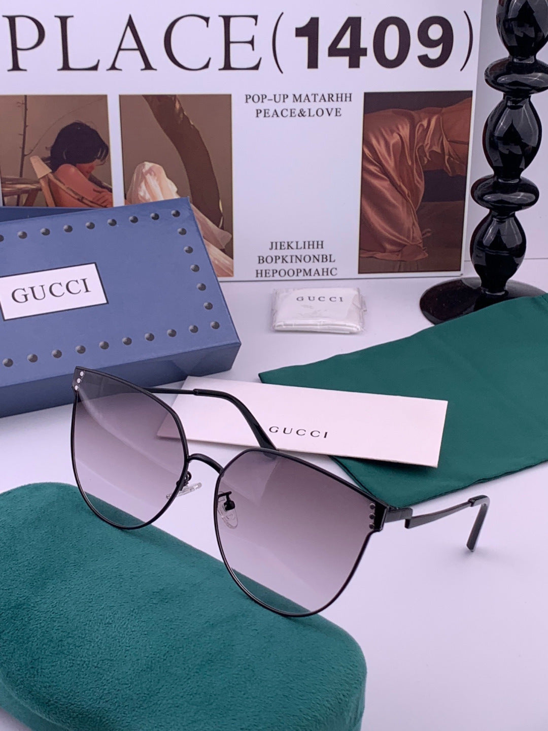 Gucci G3660 Fashion Orange Lens Sunglasses for Men & Women