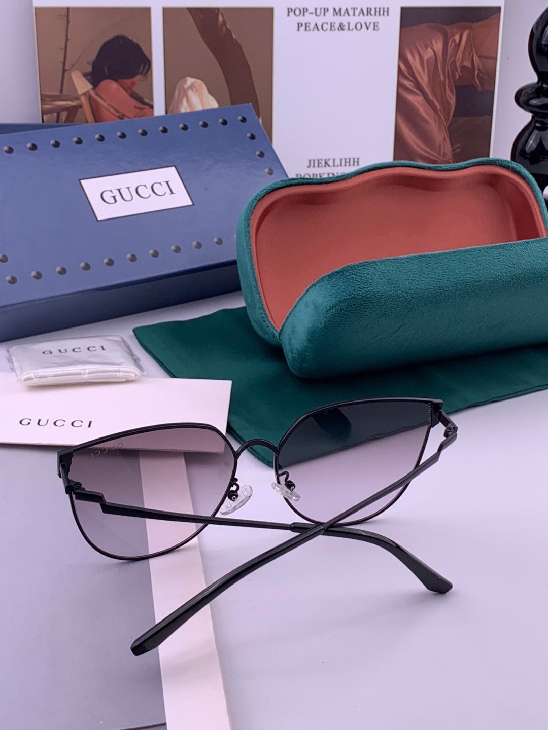 Gucci G3660 Fashion Orange Lens Sunglasses for Men & Women - detail image 5