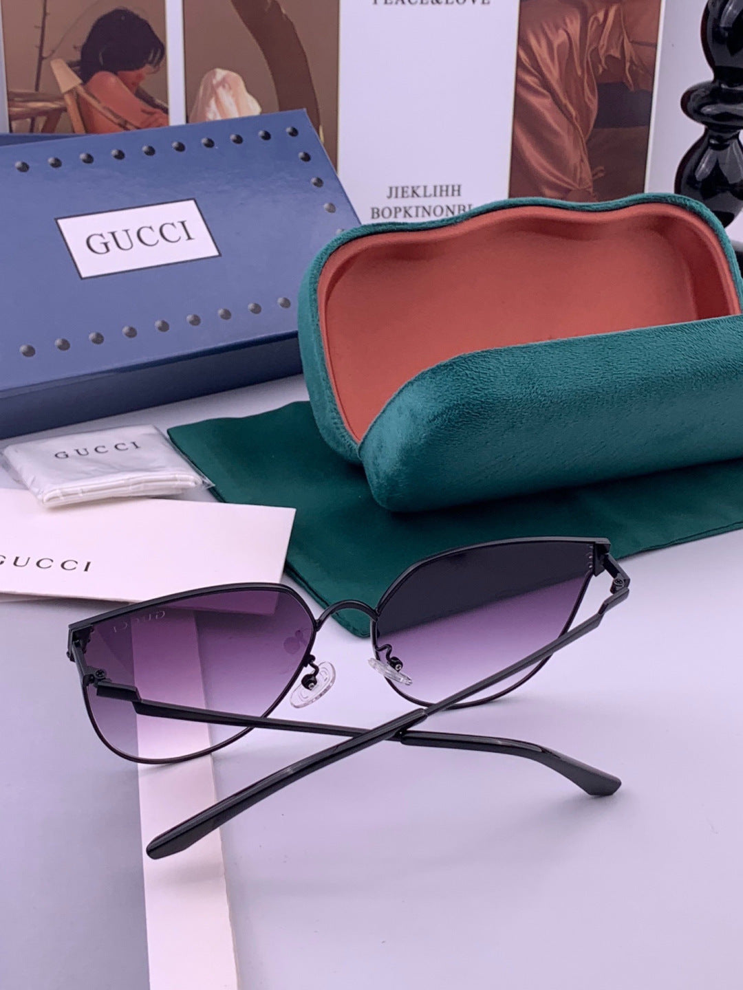 Gucci G3660 Fashion Red Lens Sunglasses for Men & Women - 493410 - detail image 6