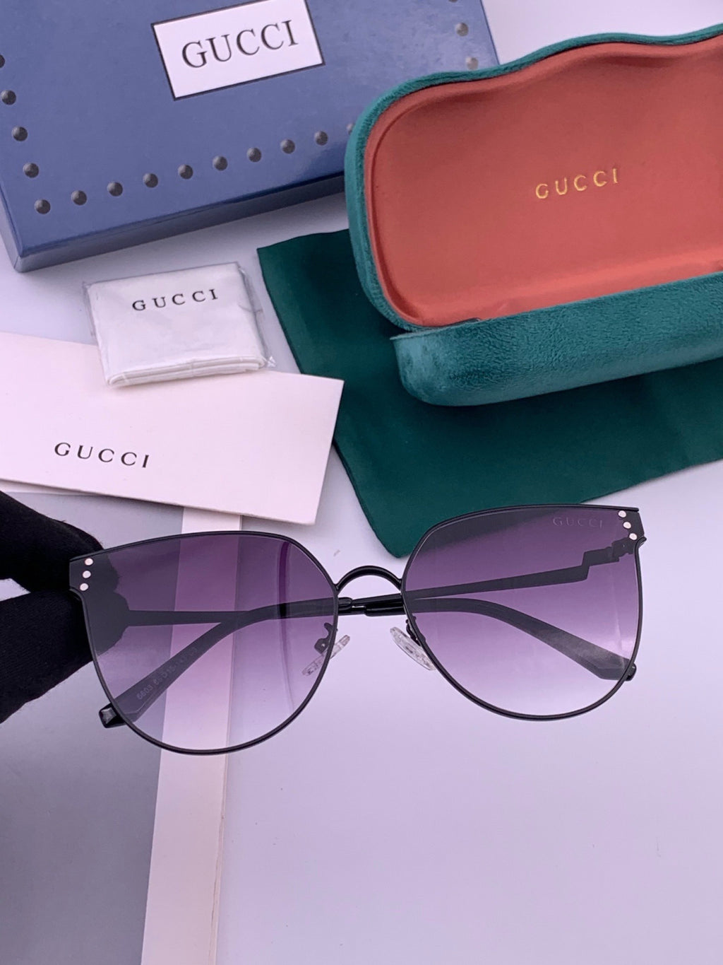 Gucci G3660 Fashion Red Lens Sunglasses for Men & Women - 493410