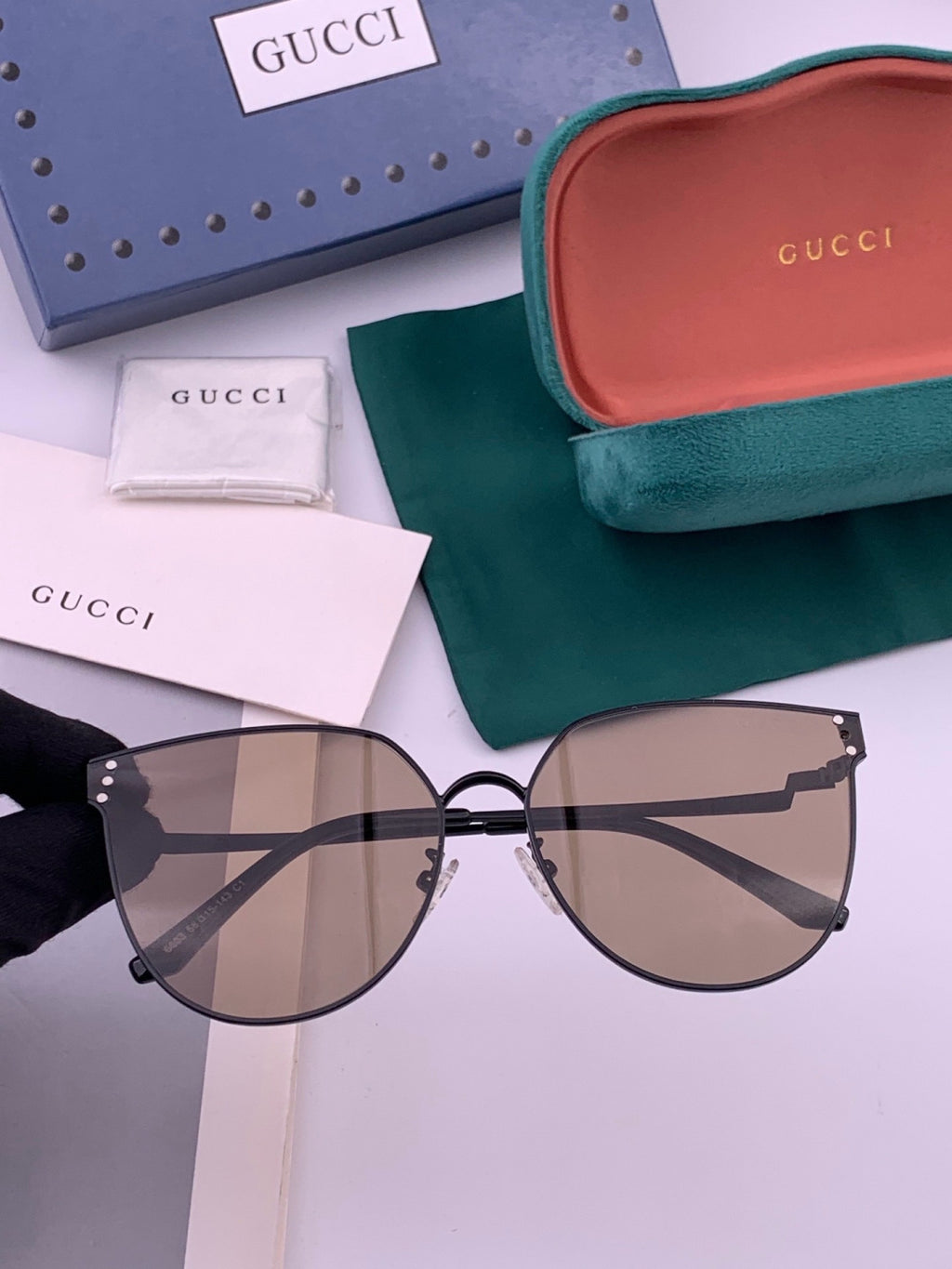 Gucci G3660 Fashion Gold Lens Sunglasses for Men & Women