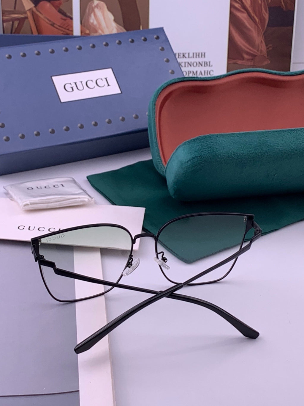 Gucci G2660 Fashion Gold Lens Sunglasses for Men & Women - 493421 - detail image 6