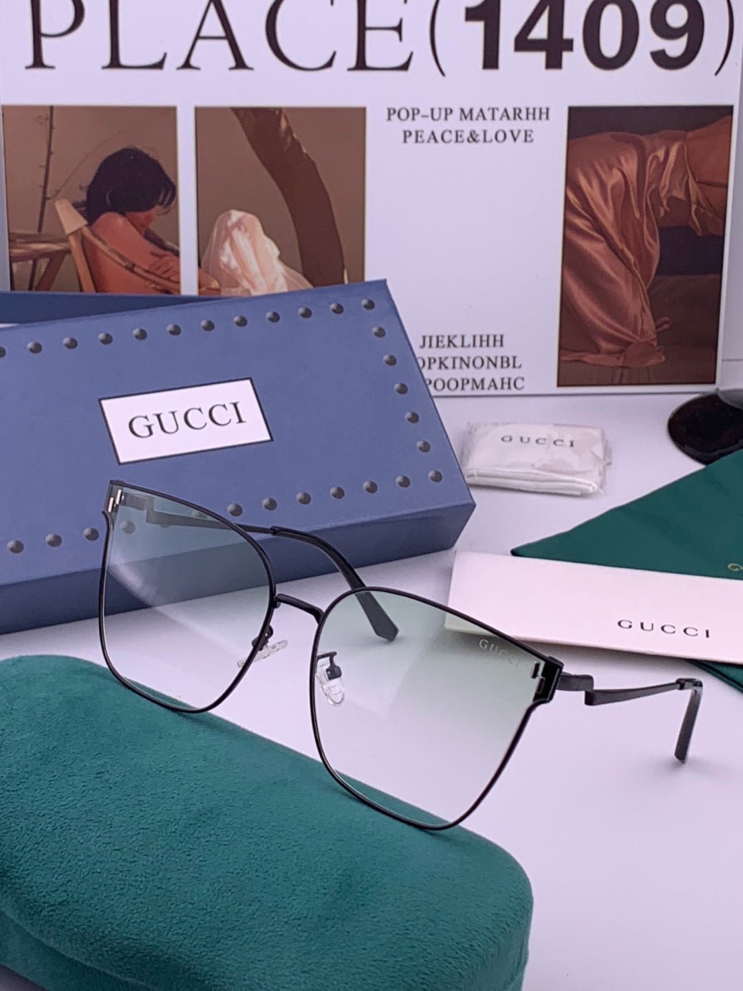 Gucci G2660 Fashion Gold Lens Sunglasses for Men & Women - 493421 - detail image 2