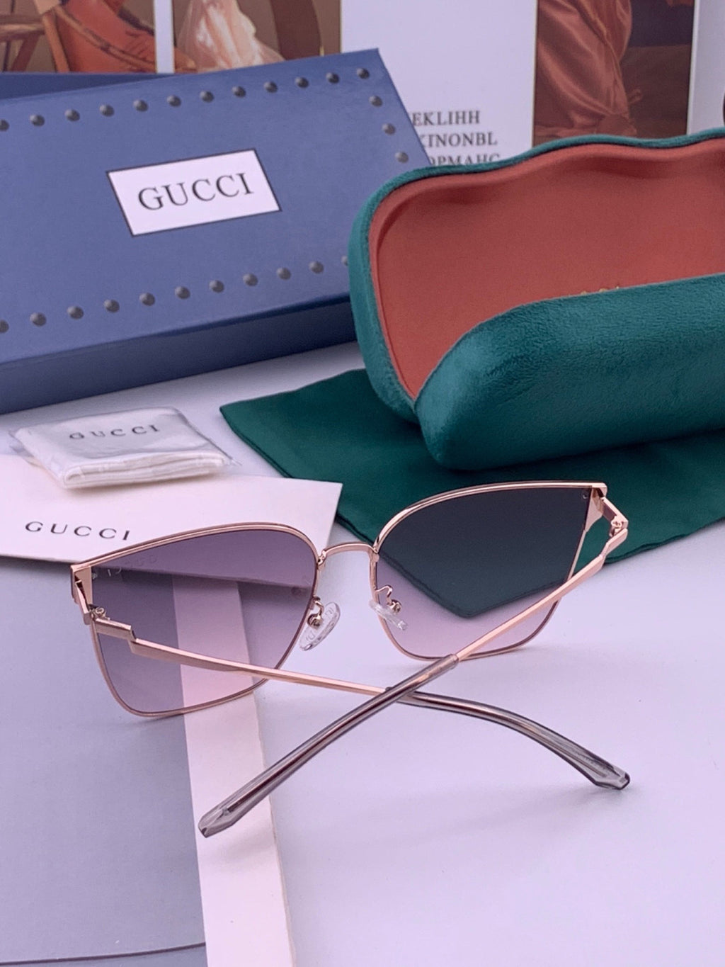 Gucci G2660 Fashion Gold Lens Sunglasses for Men & Women - 493423 - detail image 4