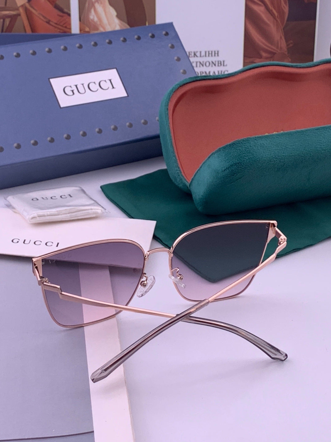 Gucci G2660 Fashion Gold Lens Sunglasses for Men & Women - 493423 - detail image 4