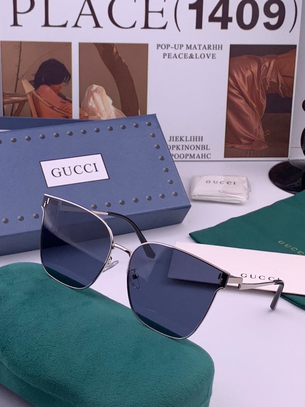 Gucci G2660 Fashion Gold Lens Sunglasses for Men & Women - detail image 2