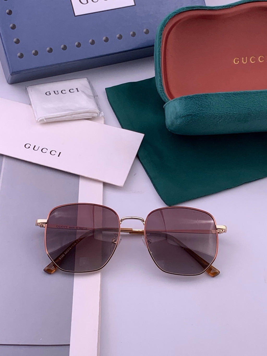 Gucci G9810 Polarized Oversized Black Lens Sunglasses for Men & Women - 493374 - detail image 7