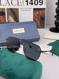 Gucci G18904 Polarized Aviator Brown Lens Sunglasses for Men