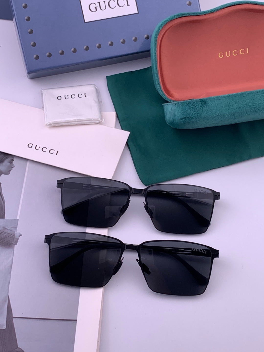 Gucci G2882 Fashion Pink Lens Sunglasses for Men & Women - detail image 7