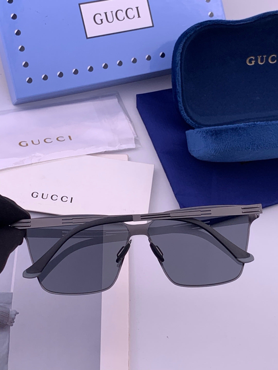 Gucci G7882 Polarized Fashion Orange Lens Sunglasses for Men & Women - 493381 - detail image 4