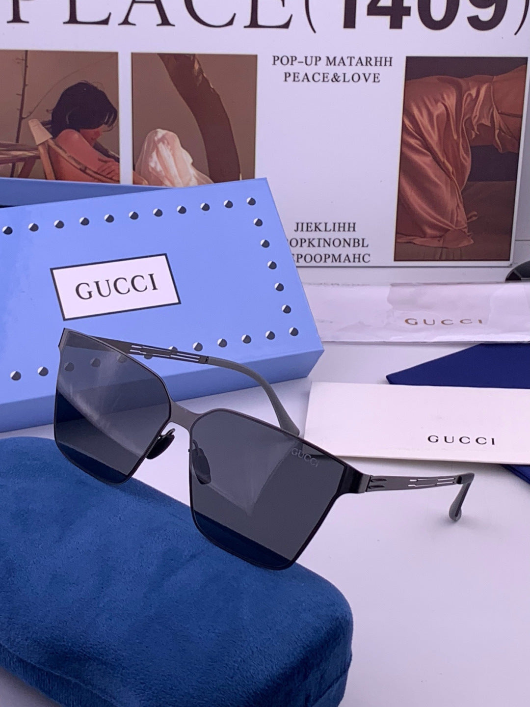 Gucci G7882 Polarized Fashion Orange Lens Sunglasses for Men & Women - 493381 - detail image 2
