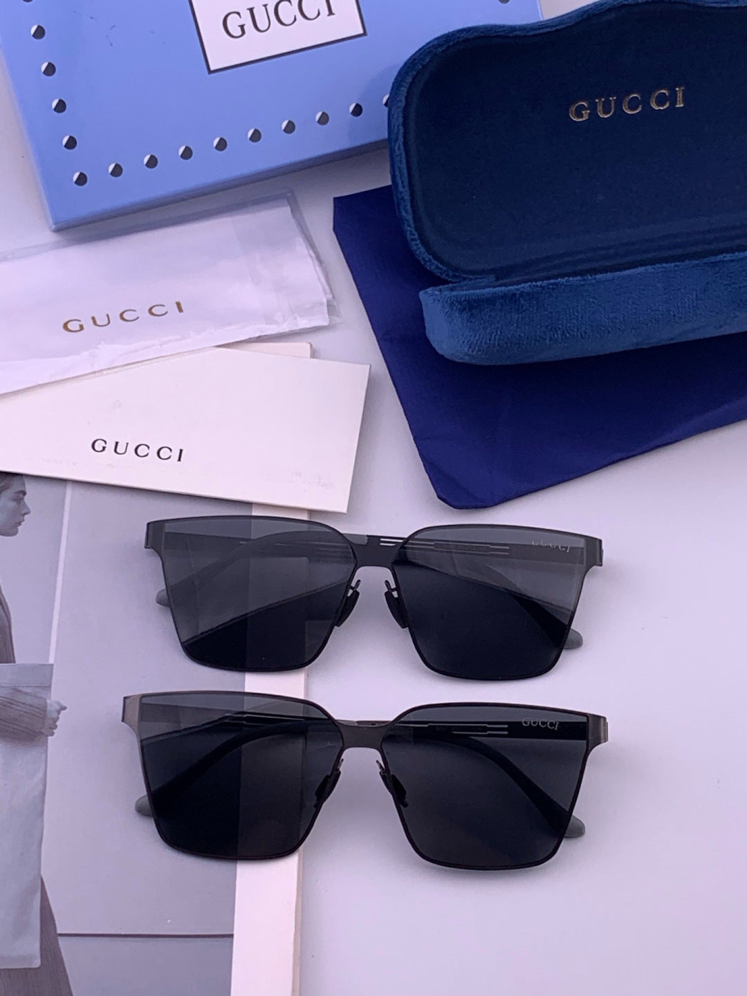 Gucci G7882 Polarized Fashion Orange Lens Sunglasses for Men & Women - 493381 - detail image 7