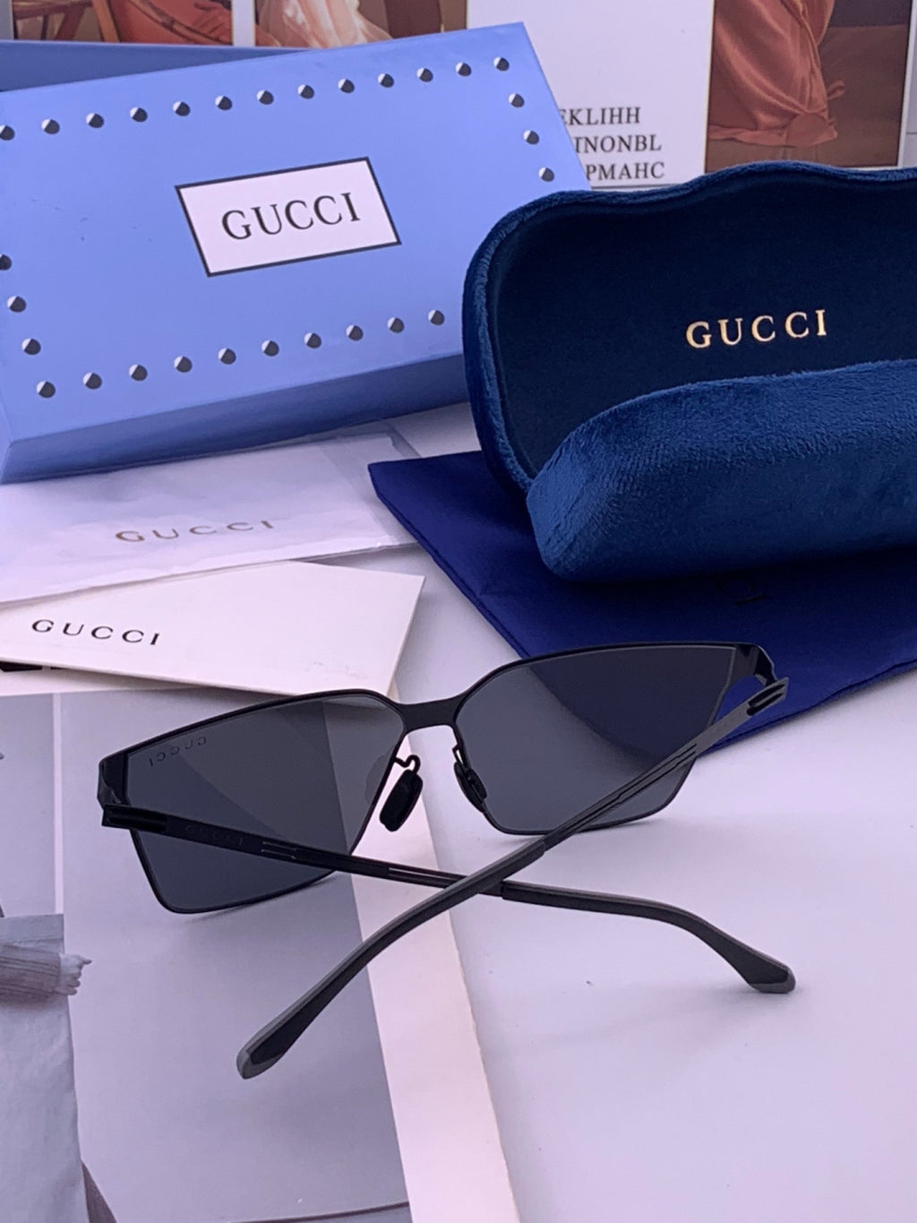 Gucci G7882 Polarized Fashion Orange Lens Sunglasses for Men & Women - detail image 6