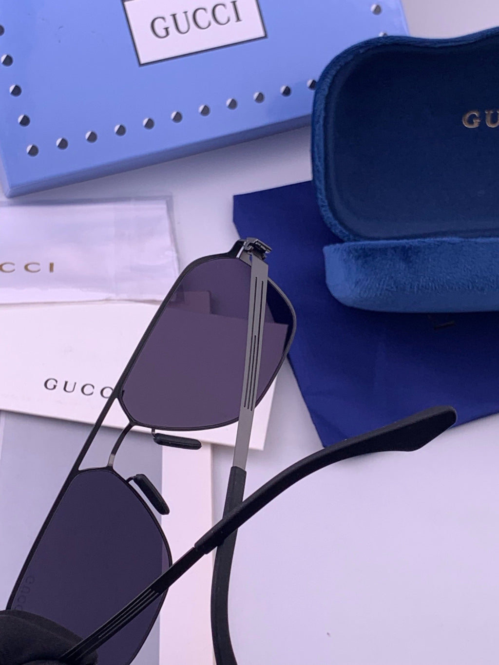 Gucci G0862 Fashion Gold Lens Sunglasses for Men & Women - 493386 - detail image 5