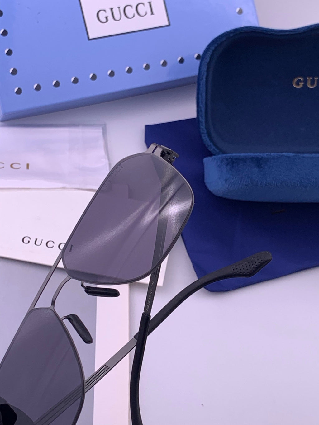 Gucci G0862 Fashion Gold Lens Sunglasses for Men & Women - 493386 - detail image 4