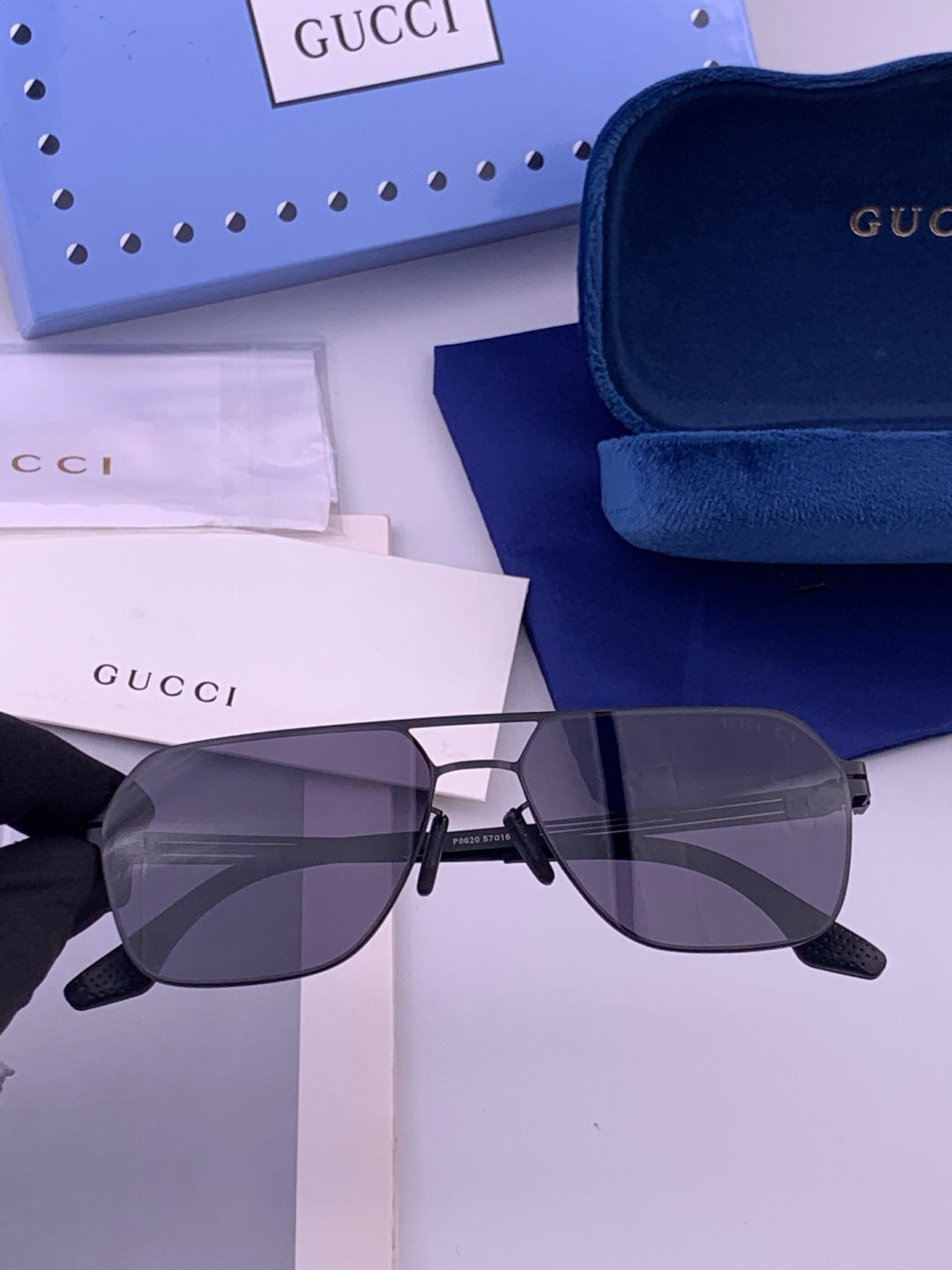 Gucci G0862 Fashion Gold Lens Sunglasses for Men & Women