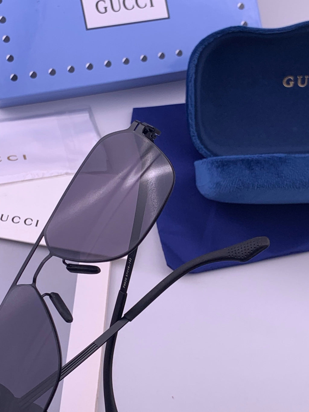 Gucci G0862 Fashion Gold Lens Sunglasses for Men & Women - detail image 5