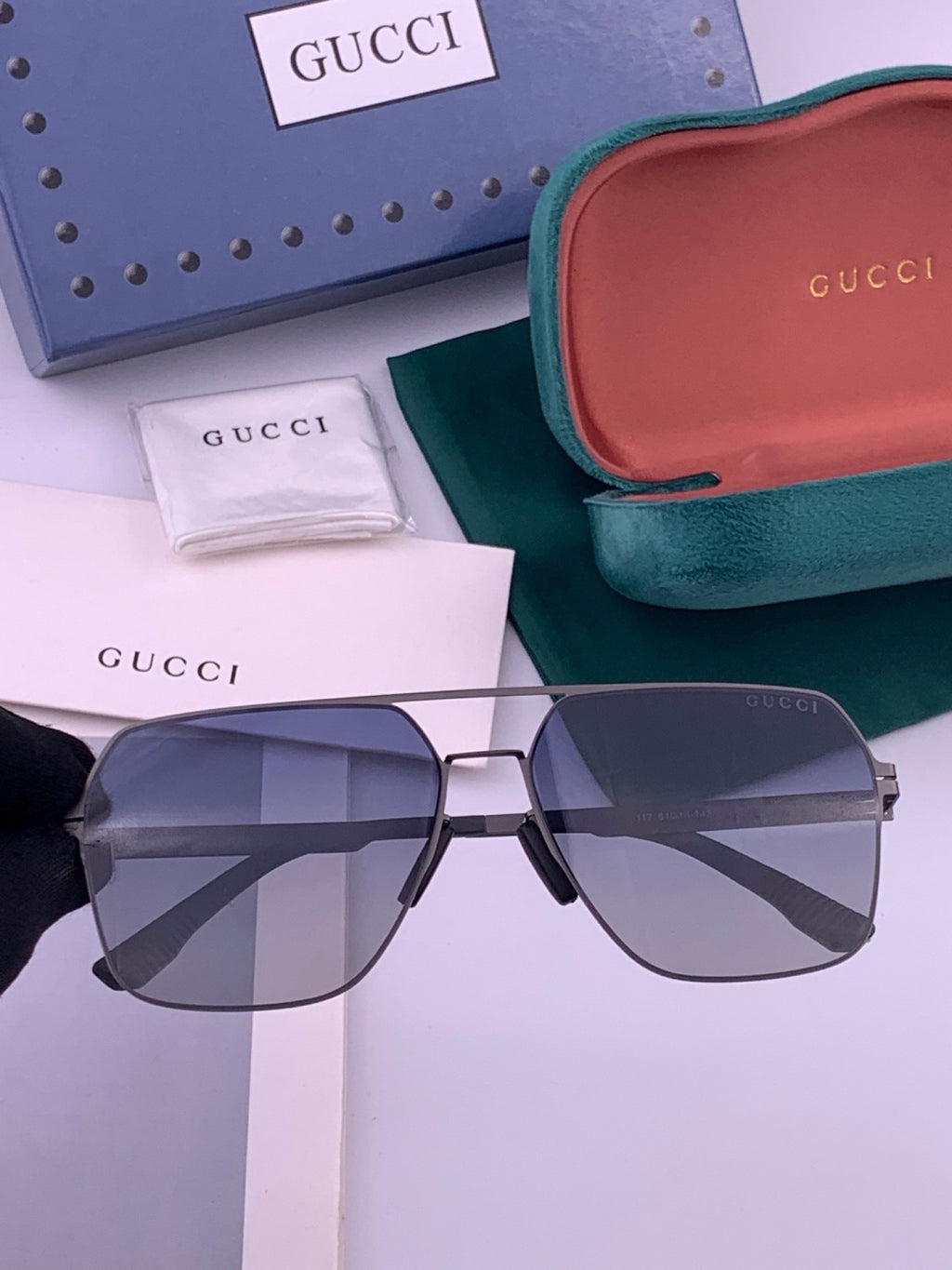 Gucci G711 Polarized Fashion Brown Lens Sunglasses for Men & Women