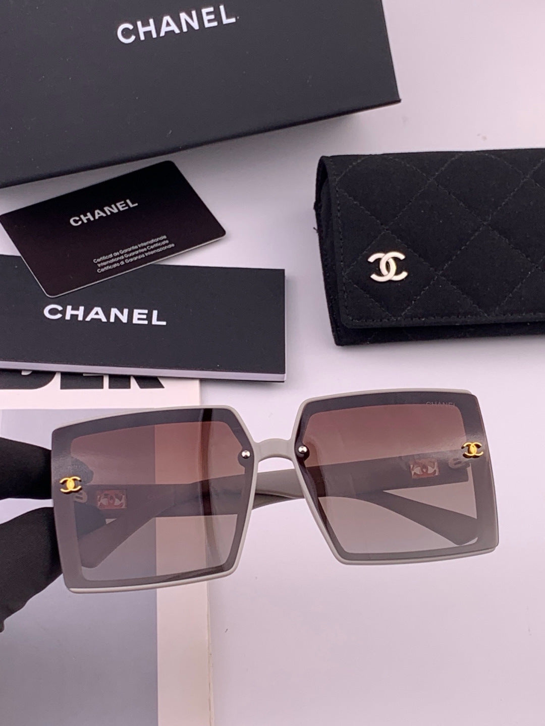 Chanel CH5250 Polarized Square Brown Lens Sunglasses for Women